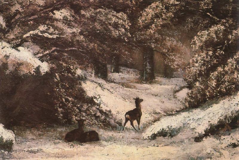 Gustave Courbet Deer china oil painting image